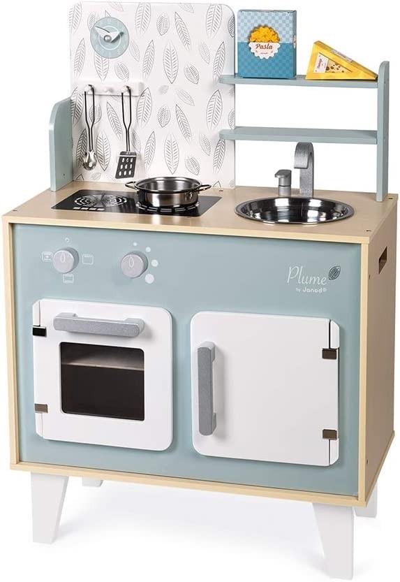 Zestaw do gotowania Janod Plume Kuchnia Drewniana Duża z Akcesoriami
