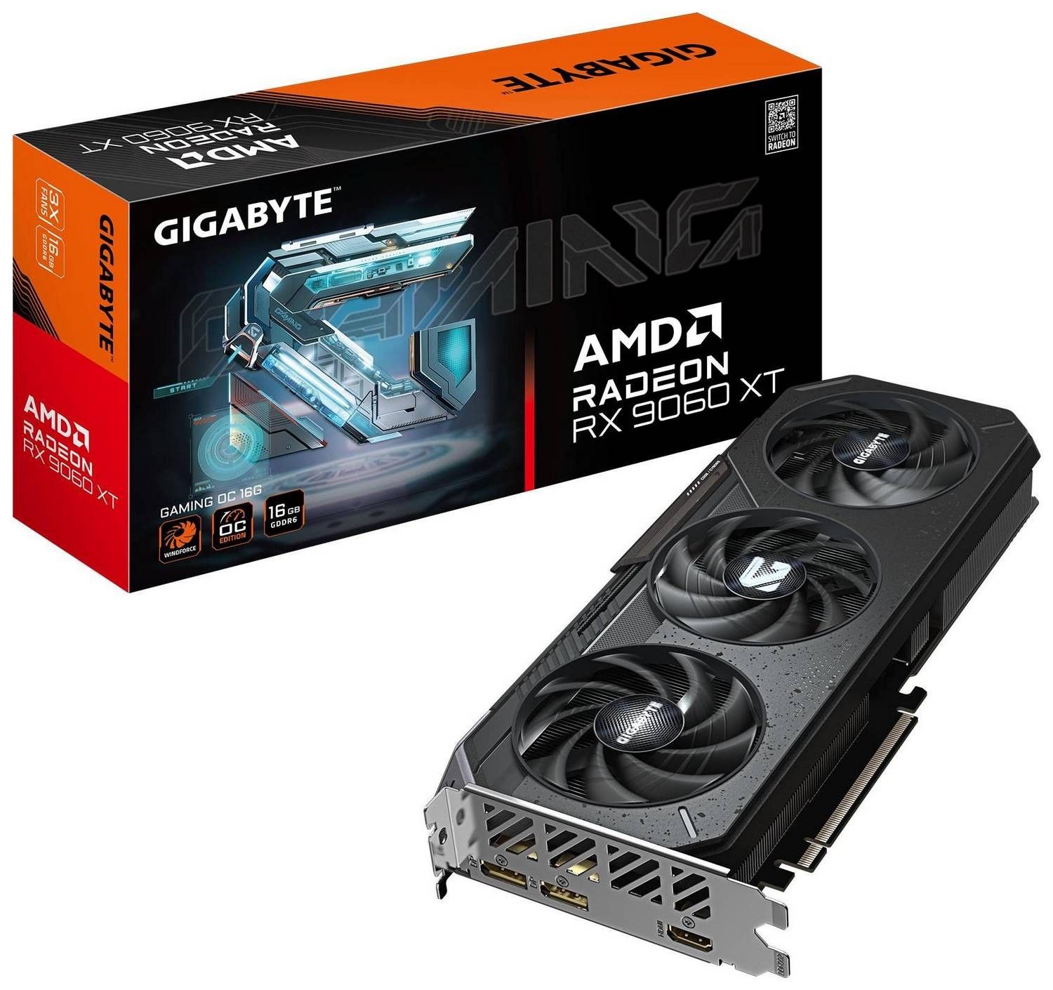 Gigabyte Radeon RX 9060 XT GAMING 16GB OC