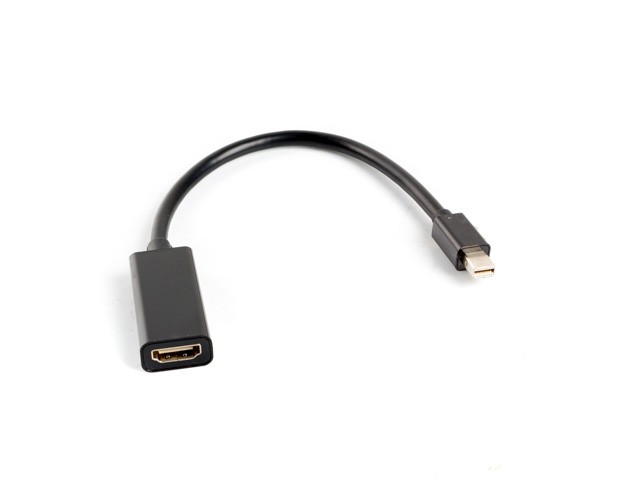 Lanberg adapter mini Displayport - HDMI M/F 20cm czarny