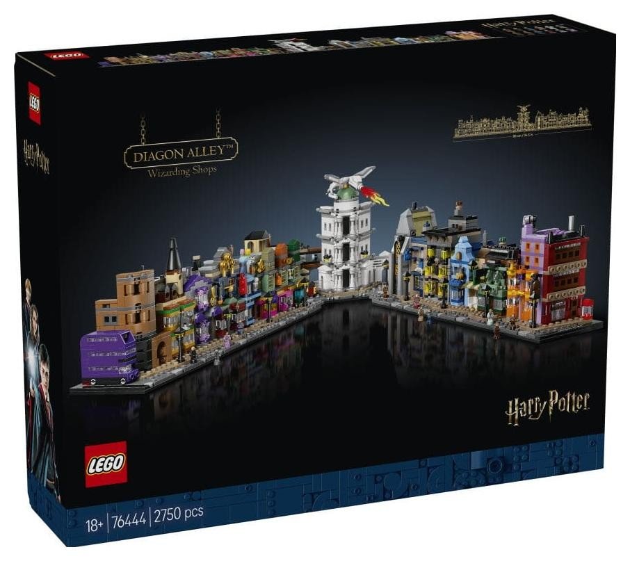 Klocki konstrukcyjne LEGO Harry Potter 76444 Magiczne sklepy na Ulicy Pokątnej