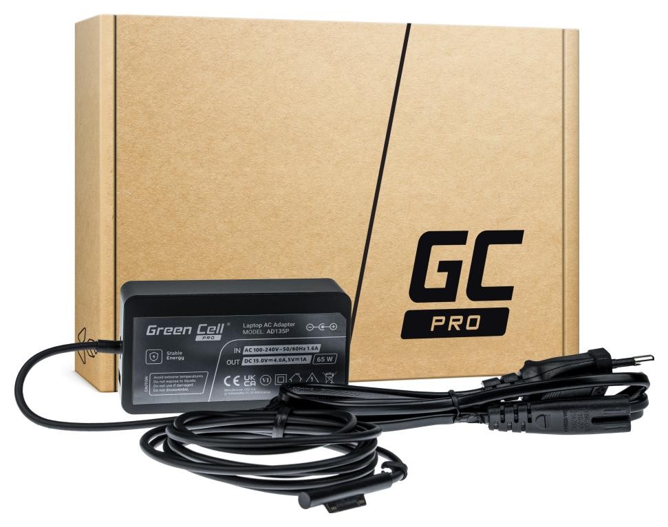 Zamiennik Green Cell PRO 1706 65W 15V 4A do Microsoft Surface Laptop, Pro, Book, Go