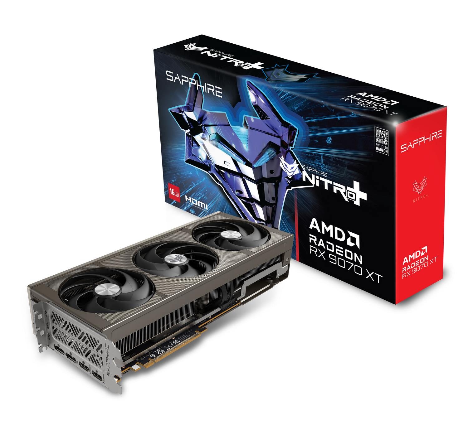 Sapphire Radeon RX 9070 XT Nitro+ 16GB GDDR6
