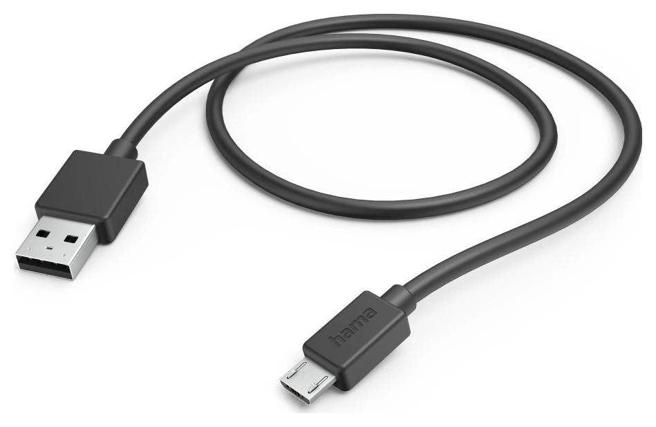 Hama microUSB 1,0m czarny
