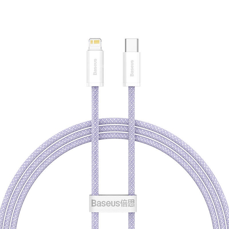 Baseus Dynamic 2 USB-C do Lightning, 20W, 1m (fioletowy)