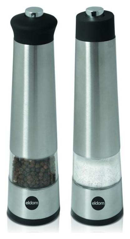 Zestaw do soli i pieprzu Eldom ZMP4 srebrny
