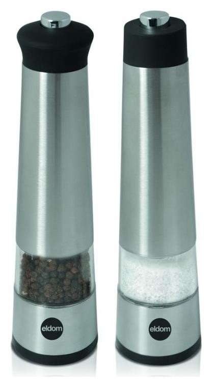 Zestaw do soli i pieprzu Eldom ZMP4 srebrny