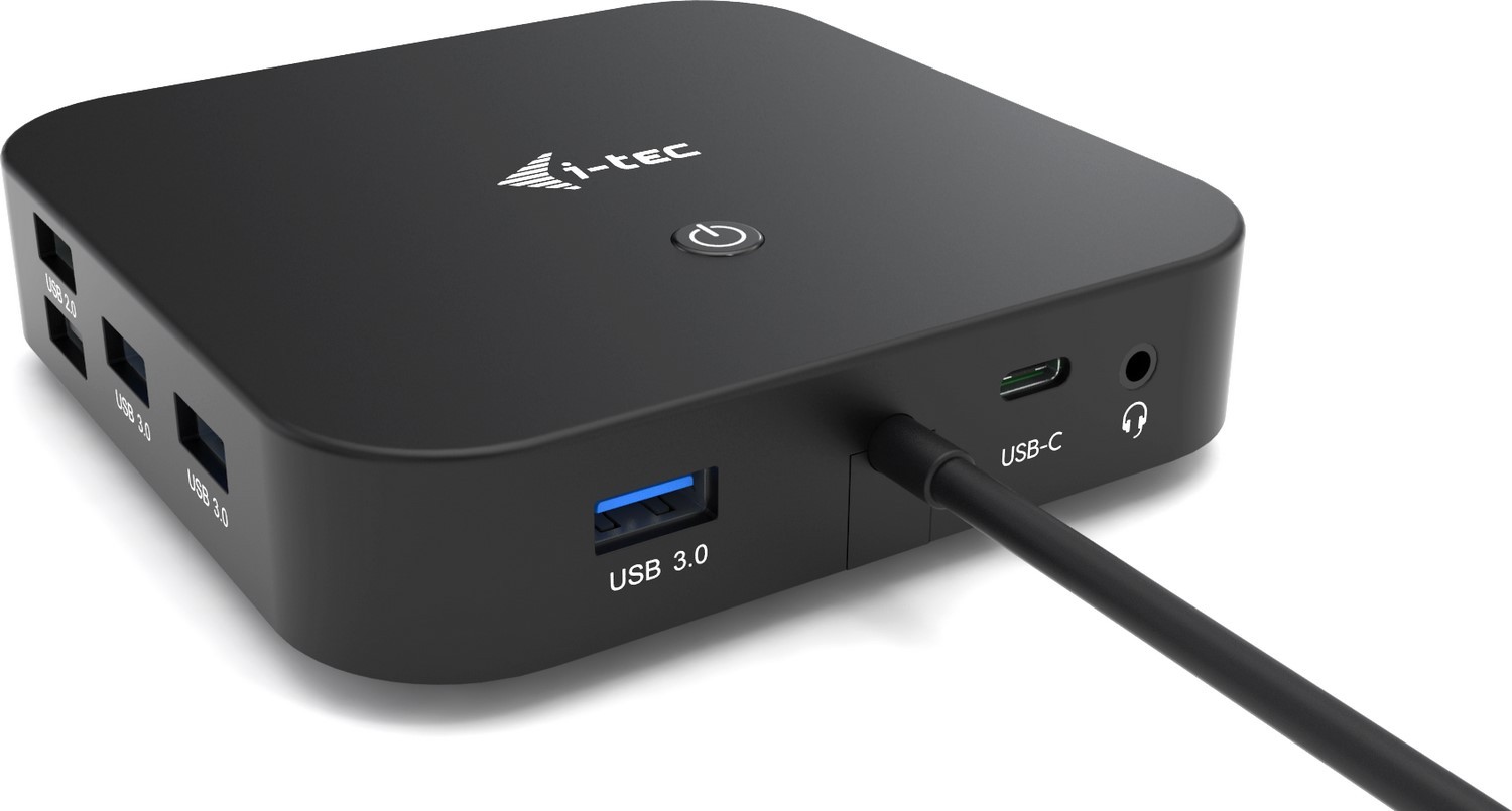 i-tec USB-C Dual Display Docking Station 2x DP LAN AUDIO Power Delivery 100 W - Stacja dokująca