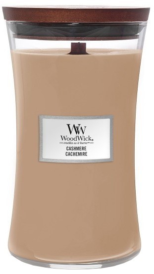 Świeczka duża WoodWick Cashmere 610g