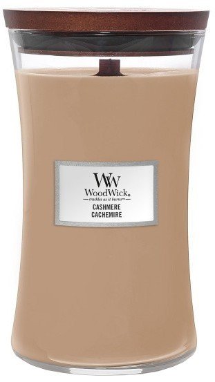 Świeczka duża WoodWick Cashmere 610g