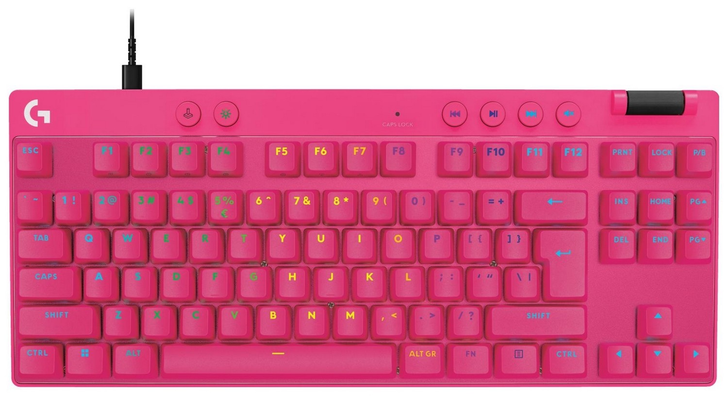 Logitech G Pro X TKL Rapid Magenta
