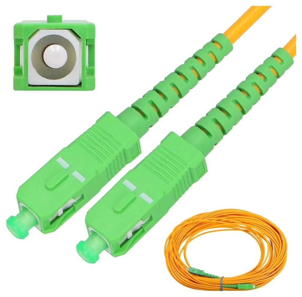 Jednomodowy Extralink SC/APC-SC/APC | Jednomodowy, Simplex, G.657A1, 3mm, 0,5m