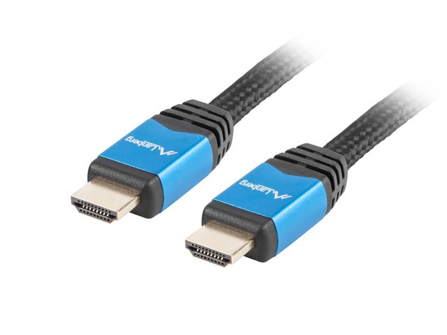 Lanberg kabel HDMI v2.0 M/M 1m czarny premium