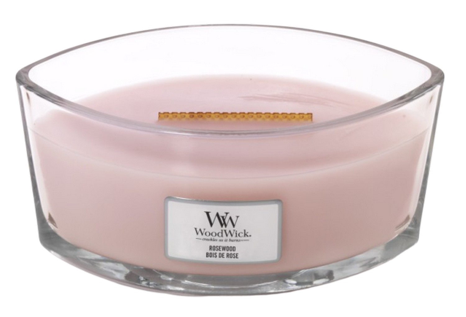 Świeczka elipsa WoodWick Rosewood Elipsa 453,6g