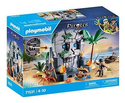 Klocki konstrukcyjne Playmobil Pirates 71531 Wyspa trupiej czaszki