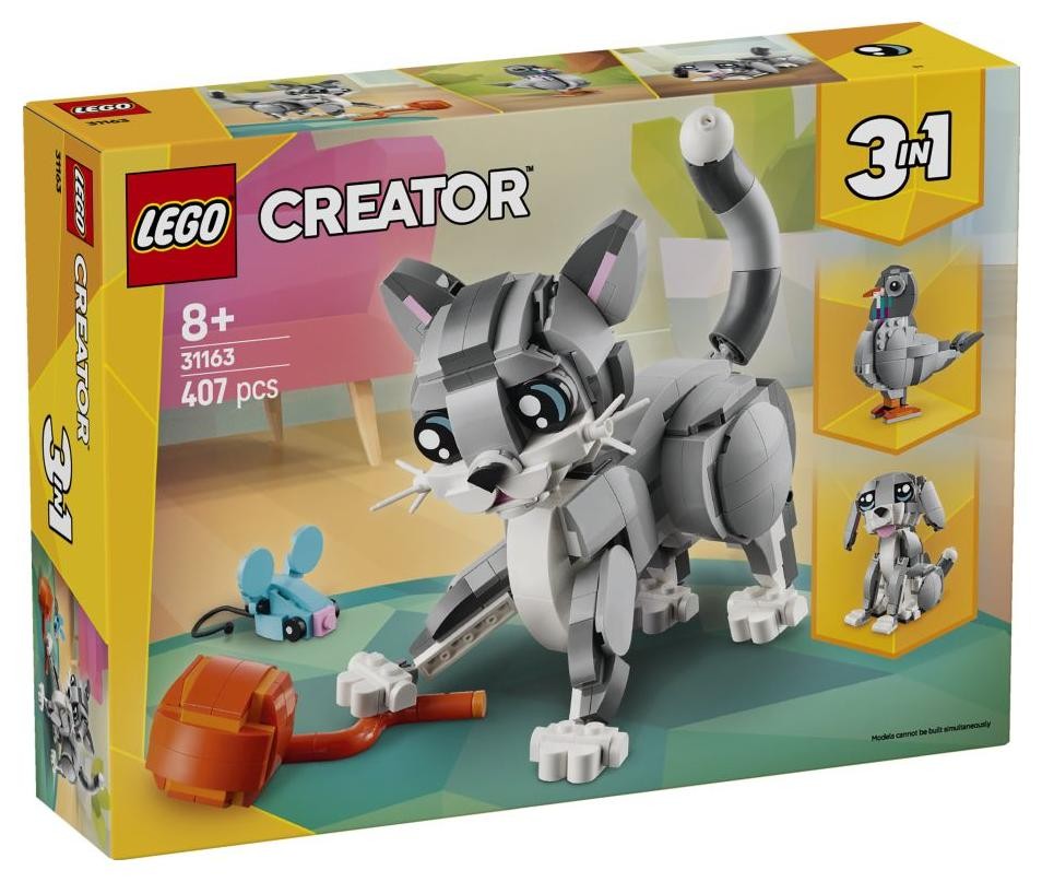 Klocki konstrukcyjne LEGO Creator 31163 Psotny kot