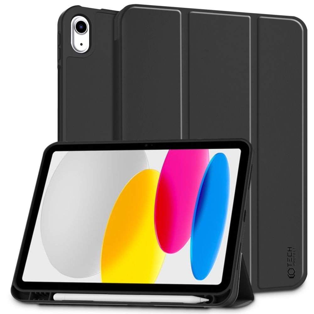 Etui z klapką Tech-Protect SC Pen do iPad 11/10 gen. 2025/2022 czarny