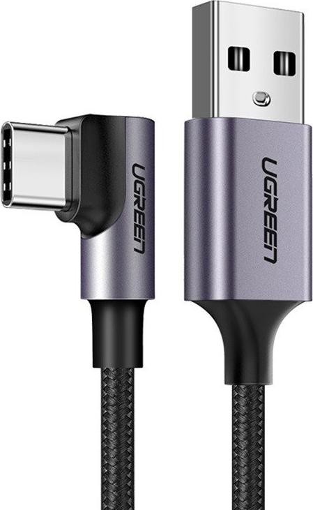 Ugreen USB do USB-C kątowy US284 2m czarny