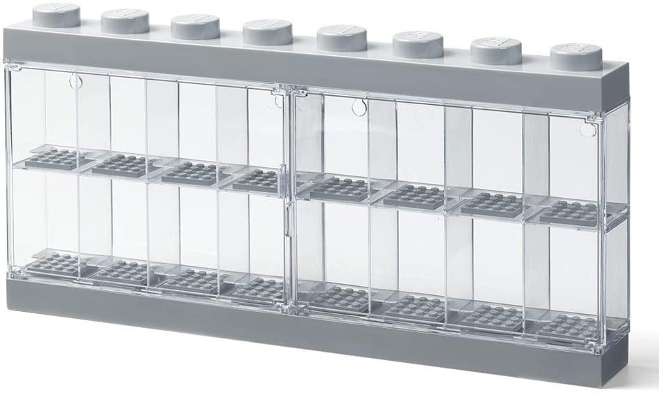 Gablota Lego Minifigure Display Case na 16 Figurek szary