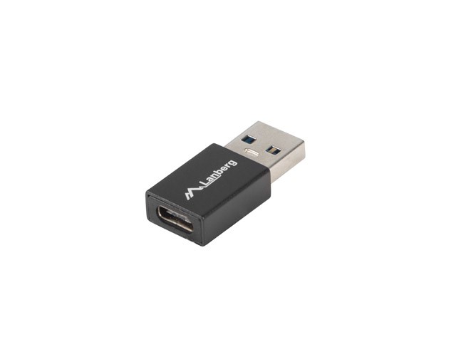 Lanberg adapter USB-C 3.1 - USB-A F/M OTG czarny