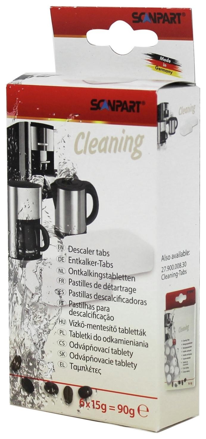 Scanpart Tabletki do odkamieniania ekspresów do kawy 6 szt.