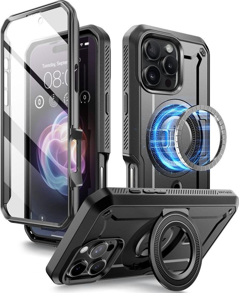 Etui Supcase UB PRO Mag MagSafe do iPhone 16 Pro Max czarny
