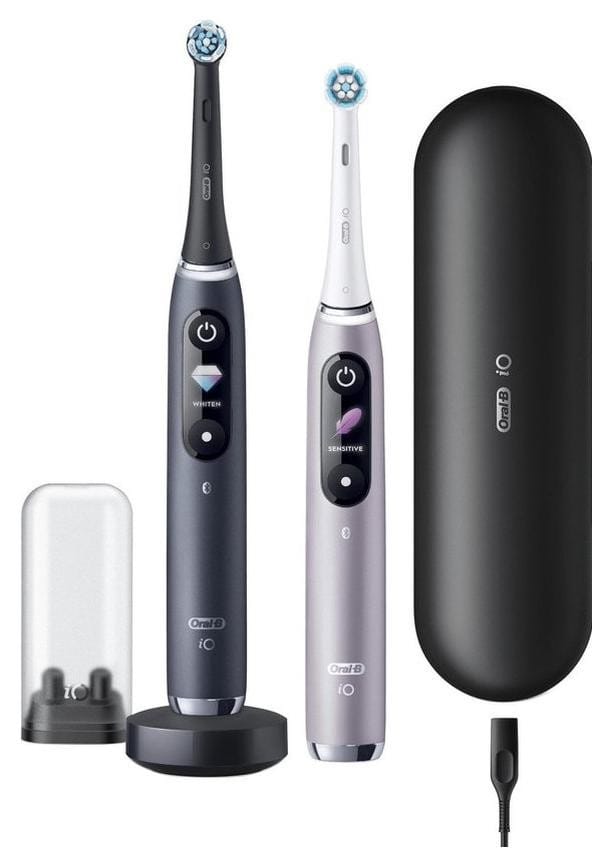 Szczoteczka magnetyczna Oral-B iO 9 Duo czarny/różowy