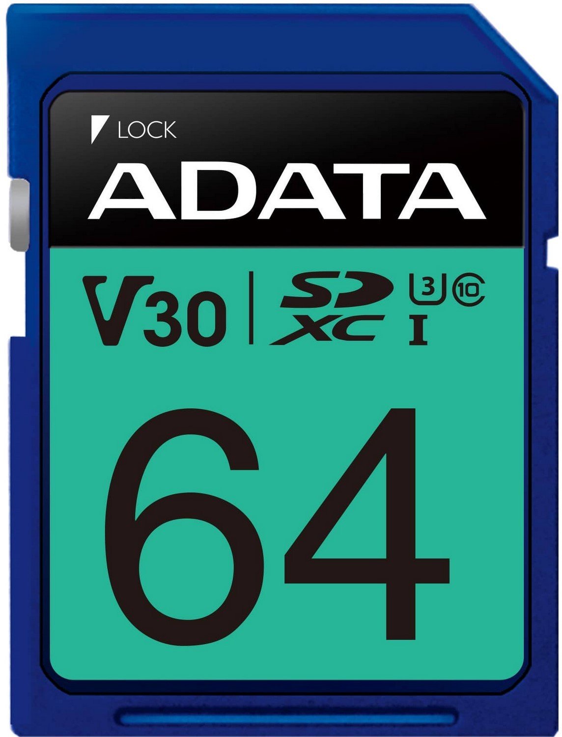 ADATA Premier Pro SDXC 64GB 100R/80W UHS-I U3 Class 10 A2 V30S