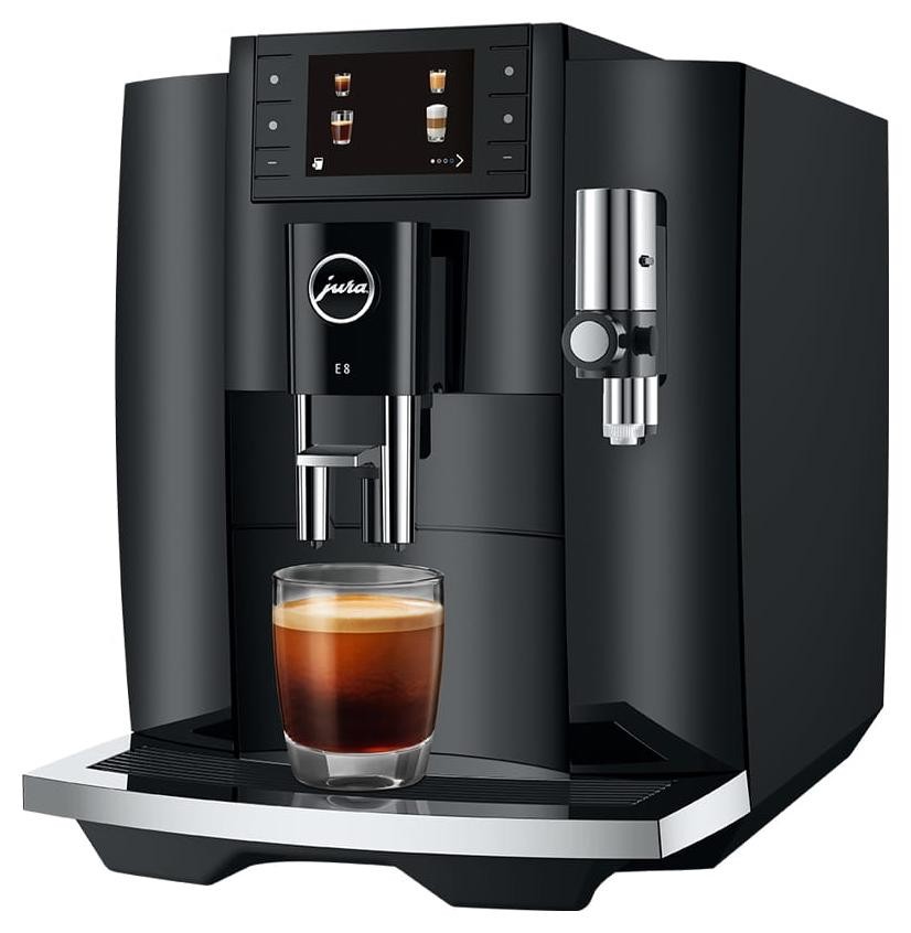 Ciśnieniowy automatyczny JURA E8 (EC) Piano Black czarny