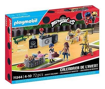Klocki konstrukcyjne Playmobil Miraculous: Piknik w Paryżu Kalendarz adwentowy 71344