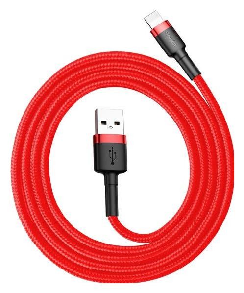 Baseus Cafule USB do Lightning 2.4A 1m (czerwony)