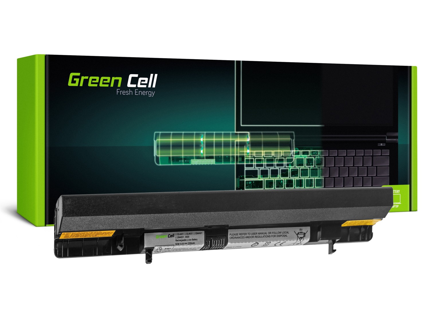 Zamiennik Green Cell L12S4A01 do Lenovo IdeaPad S500 Flex 14 14D 15 15D