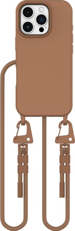 Etui typu plecki Tech-Protect Magnecklace MagSafe do iPhone 16 Pro Max brązowy