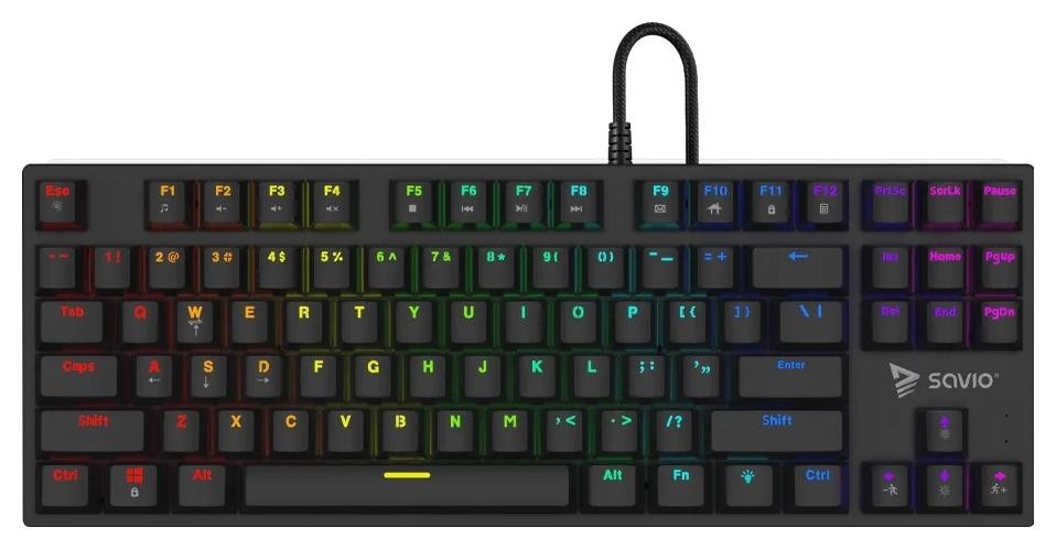 SAVIO TEMPEST X2 RGB Outemu Brown