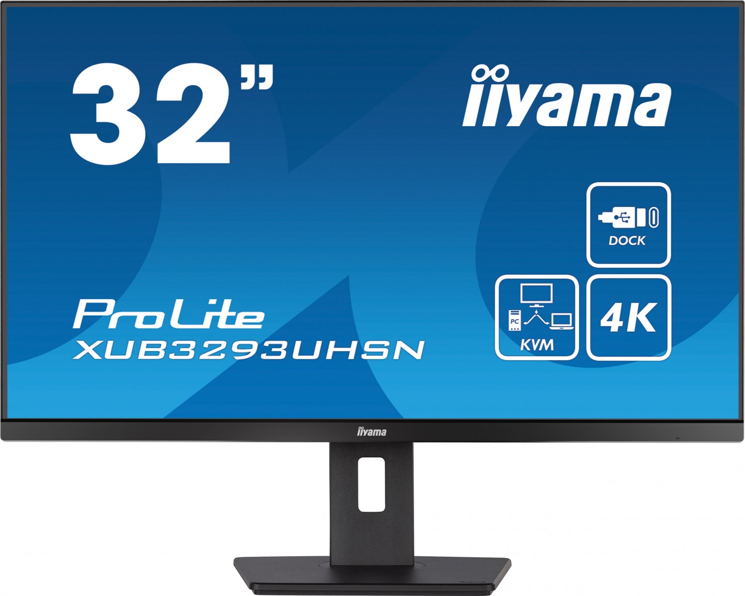 iiyama ProLite XUB3293UHSN-B5 - 60Hz | 4K | 31,5'' | IPS | 4ms