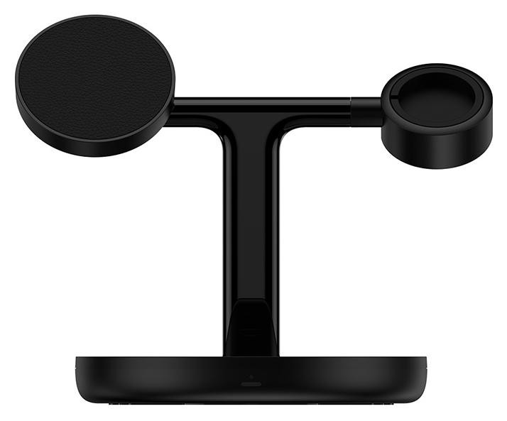 Baseus WXTE000101 Stojak 3w1 15W MagSafe (czarna)