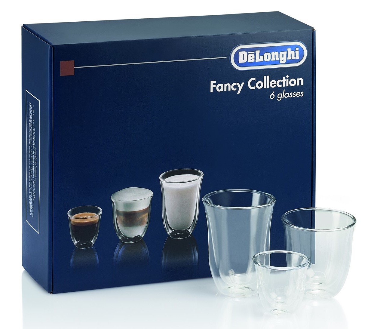 Zestaw szklanek De'Longhi DLSC302 Do Kawy 6 szt.