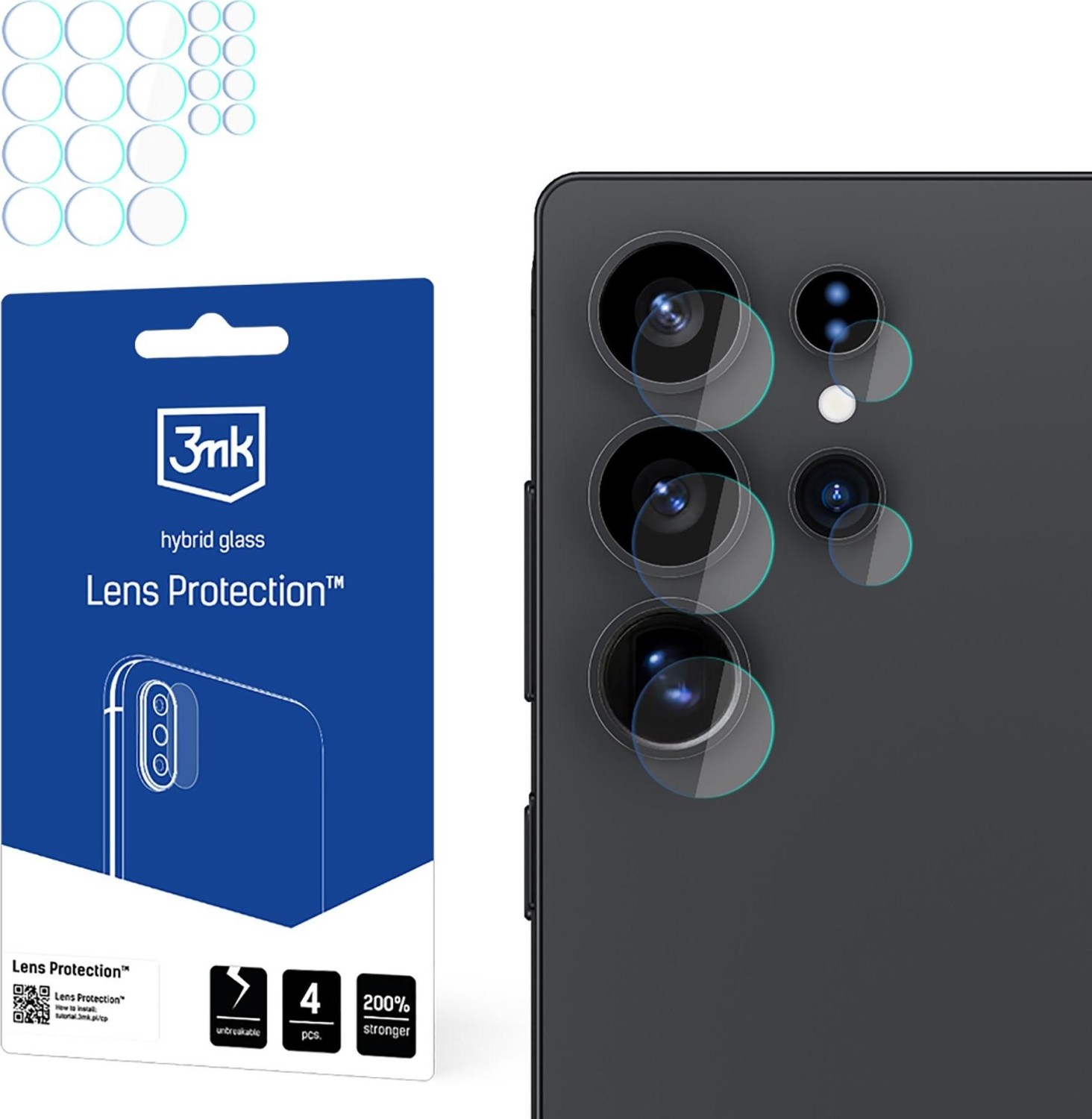 3mk Lens Protection do Samsung Galaxy S25 Ultra