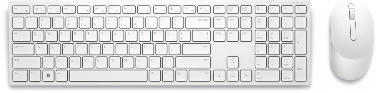 Dell Keyboard And Mouse KM5221W White