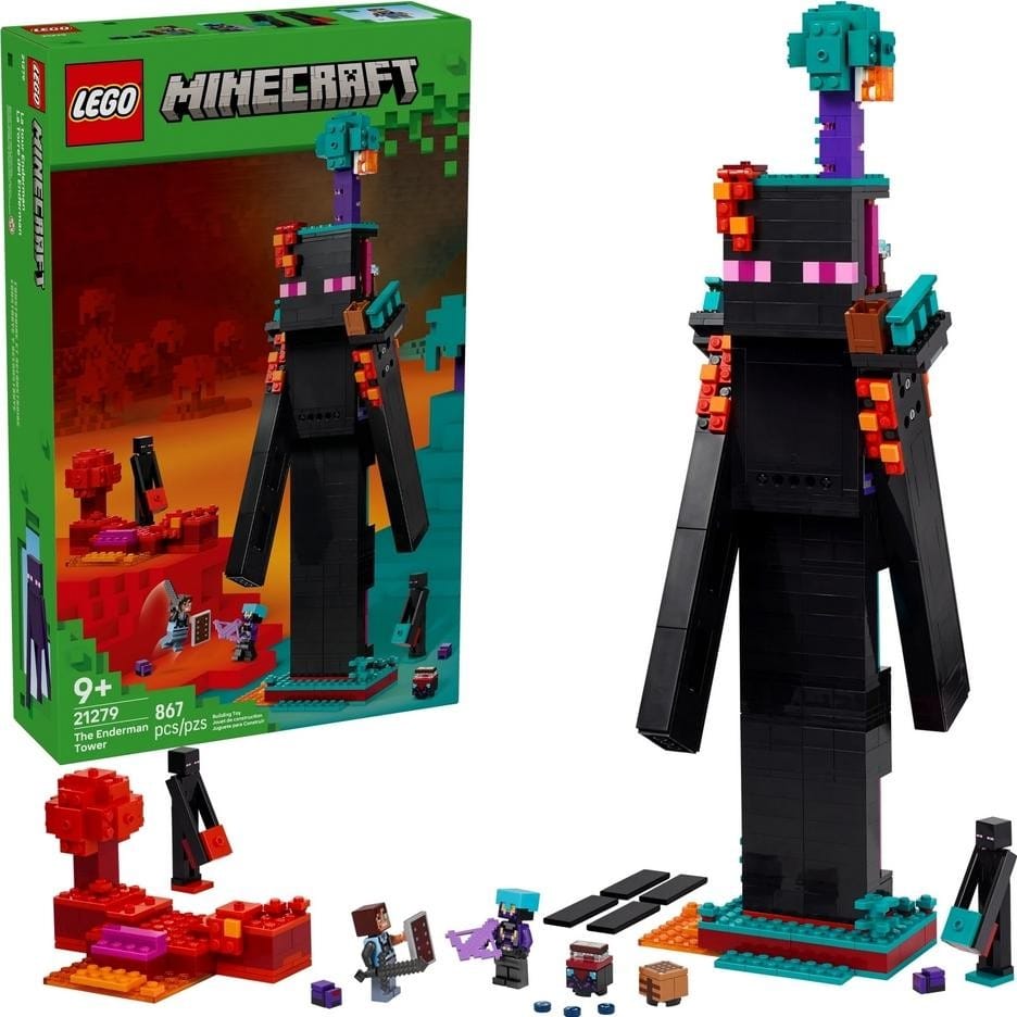 Klocki konstrukcyjne LEGO Minecraft 21279 Wieża Endermana