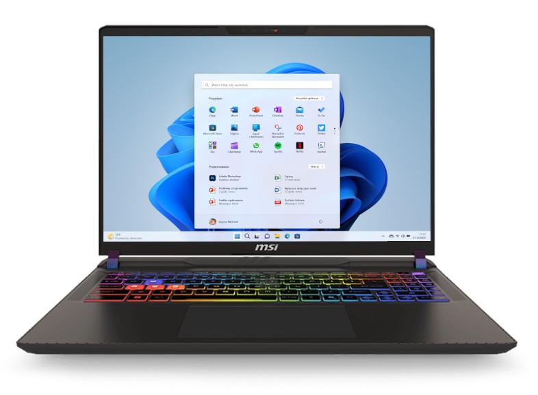 MSI Vector 16 HX AI A2XWHG-256PL - Ultra 7 255HX | 16'' | 32GB | 1TB + 2TB | Win11 | RTX 5070Ti