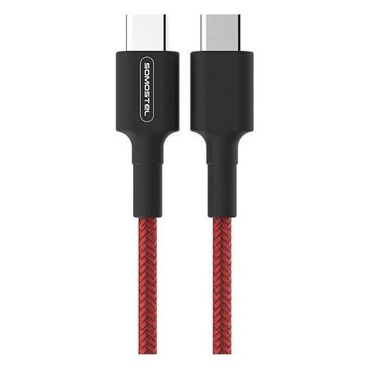 Somostel USB-C - USB-C 18W PD 3.6A 1m czerwony