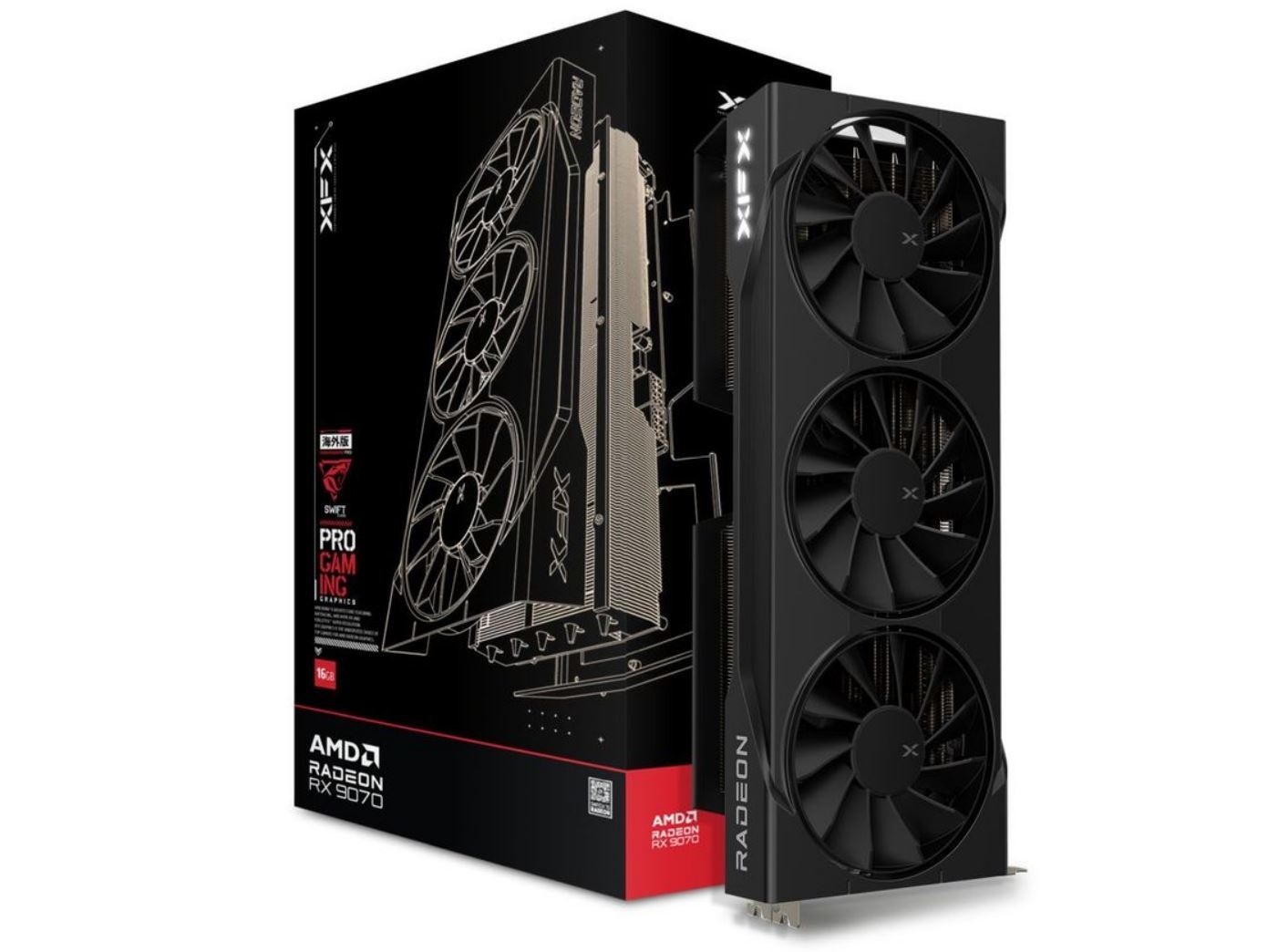 XFX Radeon RX 9070 Swift 16GB OC GDDR6