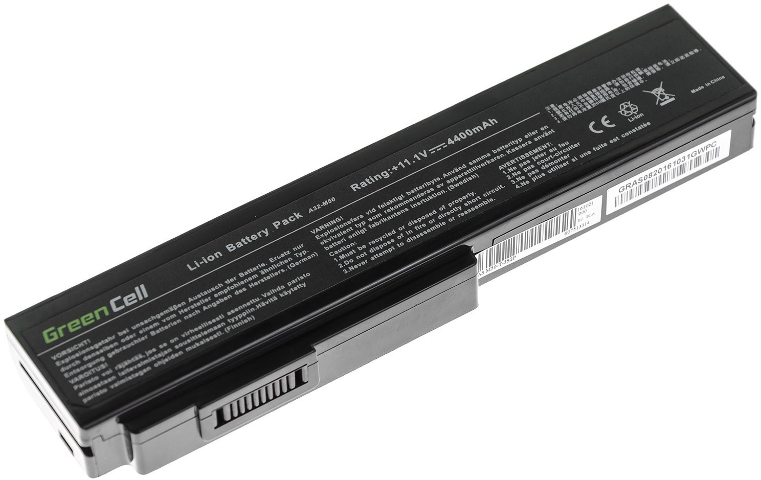 Zamiennik Green Cell do Asus N43 N53 G50 L50 M50 M60 N61VN N61JV N61VG 11.1V 6 cell