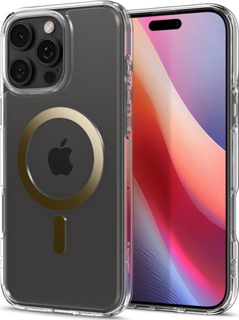 Etui typu plecki Spigen Ultra Hybrid Mag do iPhone 16 Pro złoty
