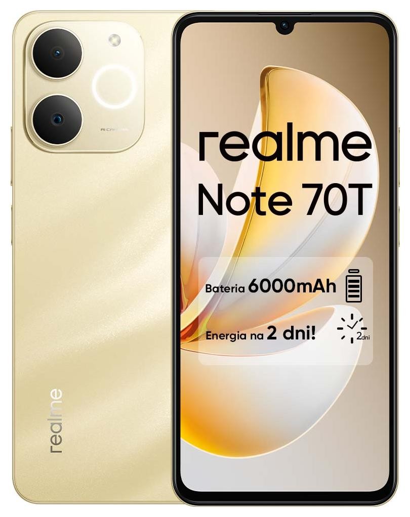 realme Note 70T 4/256GB złoty