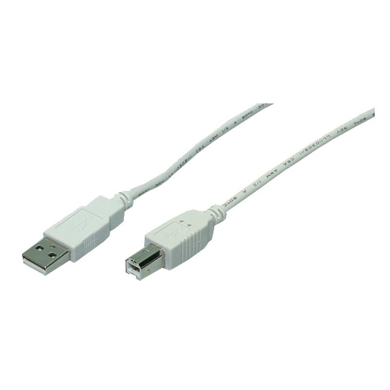 LogiLink USB-B 5.0m szary