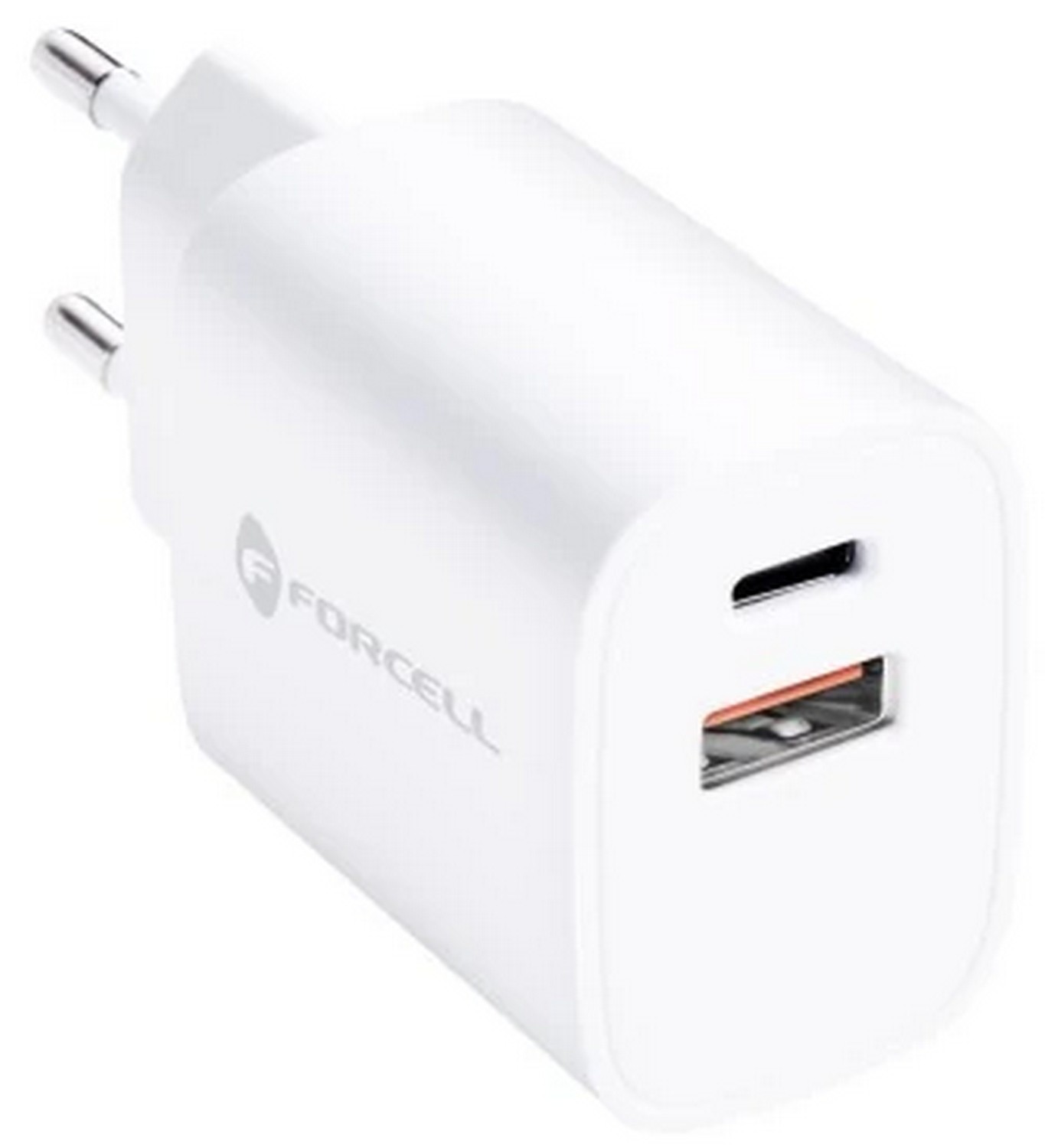 FORCELL F-ENERGY TFK-TC-35WPD Typ C + USB A PD QC4.0 3A 35W biała