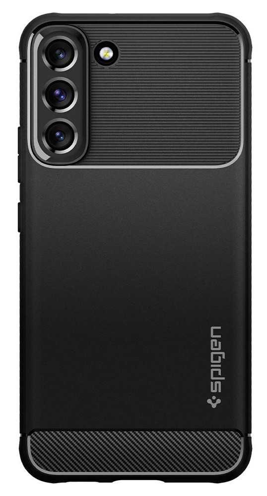 Etui typu plecki Spigen Rugger Armor Galaxy S22 matte black