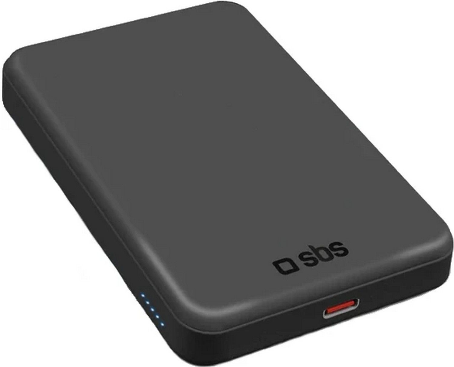 SBS Mag Power Qi2 5000 mAh kompatybilny z MagSafe czarny