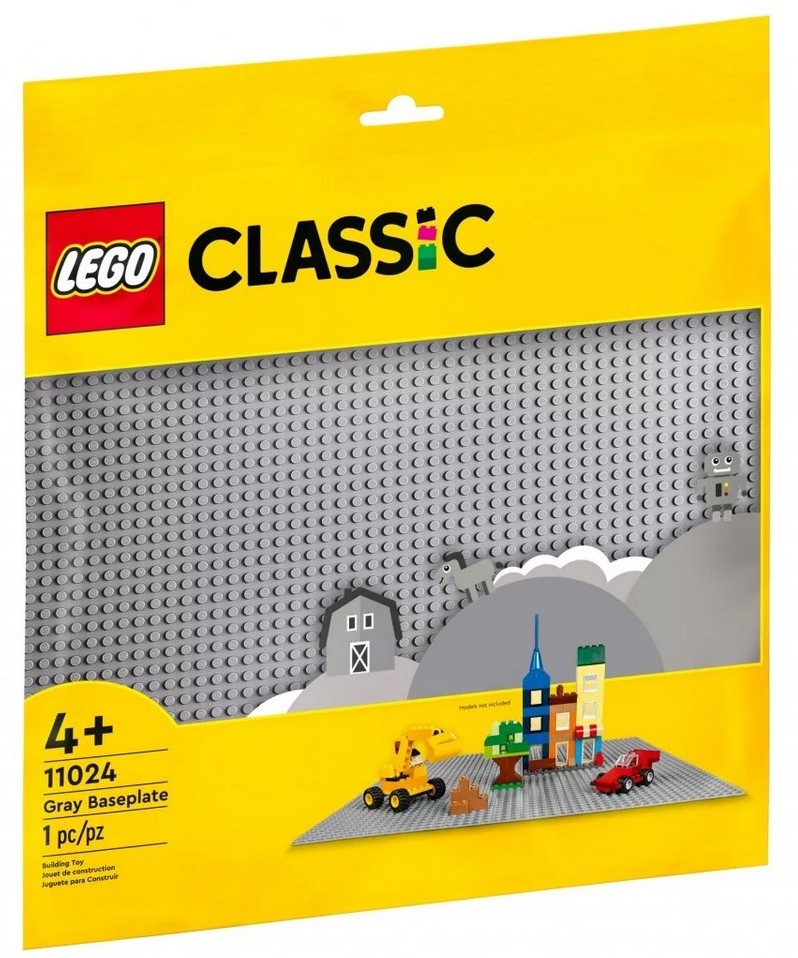 Klocki konstrukcyjne LEGO Classic 11024 Szara Płytka Konstrukcyjna